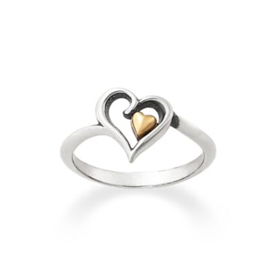 Footprint and Heart Rings