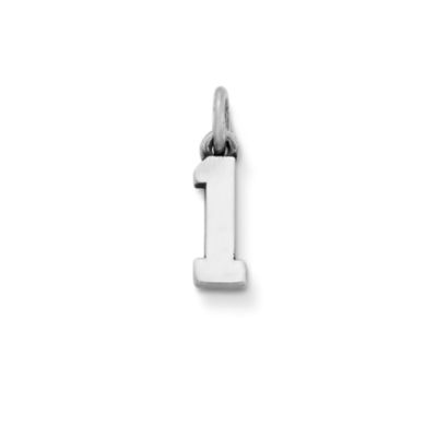 Football and Number Charms with Medium Curb Chain