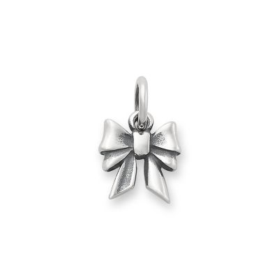 Tiny Bow Charm on Fine Cable Chain